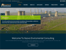 Tablet Screenshot of nsovo.co.za